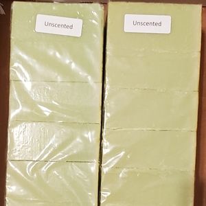 5 Pounds Of natural shea Soap bars unscented Squatch